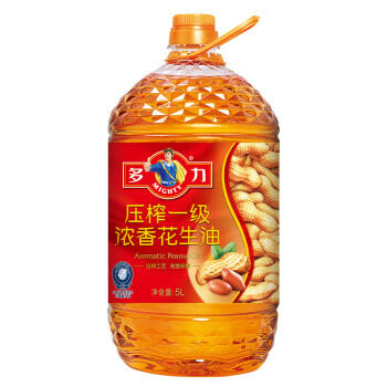 多力【保真花生油】压榨一级浓香花生油5L 食用油 年货热卖粮油 /粮油调味 /食用油 /花生油 商品图5
