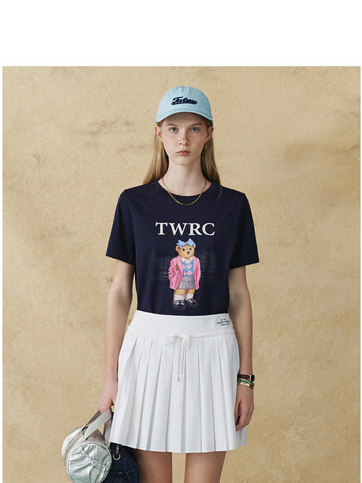 TeenieWeenie小熊卡通短袖圆领T恤女夏季女t恤TTRA25M506Z 商品图5