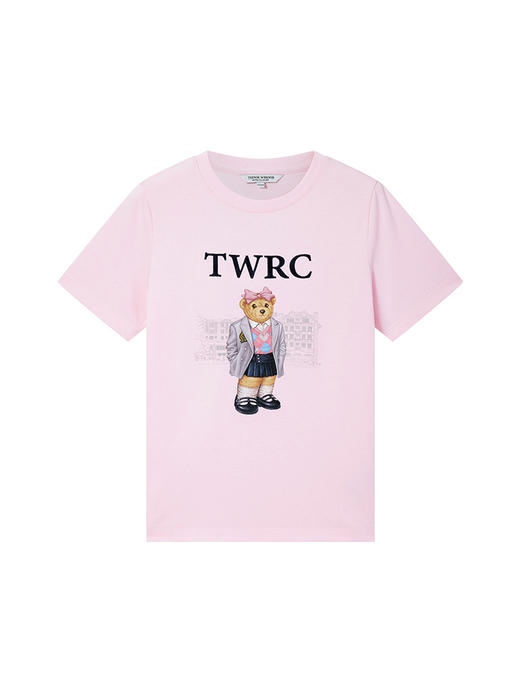 TeenieWeenie小熊卡通短袖圆领T恤女夏季女t恤TTRA25M506Z 商品图10