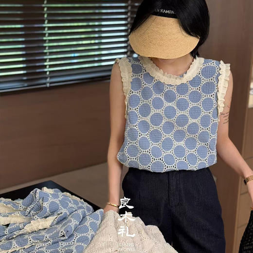 【不换不退】良木礼蕾丝背心(80101) 商品图1