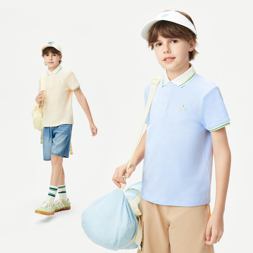 【纳维凯尔】【120-165】Navigare意大利小帆船男童夏款短袖POLO衫 商品图5