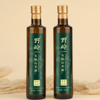 野岭【安徽舒城产地】有机生榨山茶油500ml冷榨茶籽油源头直发包邮 /粮油调味 /食用油 /其他油 商品图5