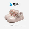ANNIL/安奈儿童鞋秋季新款时尚女童板鞋百搭休闲鞋软底透气亮面鞋HM4304018 商品缩略图0
