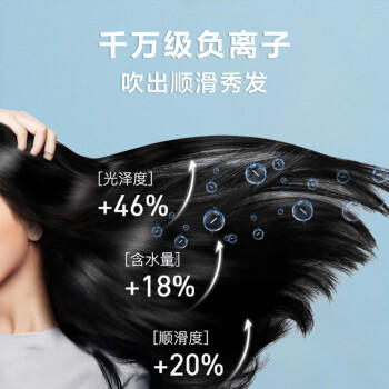 超人电吹风机家用水润负离子沙龙大风量速干 恒温护发吹风筒1800W 情人节礼物 RD72030 商品图5