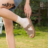 Safiya/索菲娅2025踩屎感复古勃肯外穿休闲百搭防滑平底拖鞋SFD2110166/SFD2110M66 商品缩略图6
