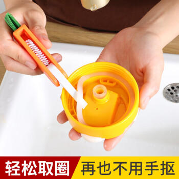 梦庭 杯刷不锈钢吸管刷子杯盖刷三合一奶瓶刷 保温杯饭盒缝隙清洁毛刷 商品图5