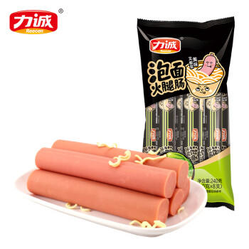 力诚火腿肠泡面伙伴240g袋装香肠即食零烧烤肠泡面搭档 早餐方便零食 /粮油调味 /方便食品 /火腿肠 商品图6