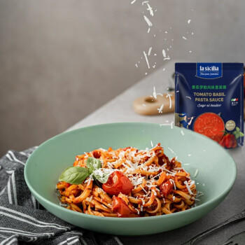 lasicilia番茄罗勒风味意面酱250g 2人份意大利面酱西餐番茄酱打卤面拌面酱 /粮油调味 /调味品 /西式酱料 商品图3