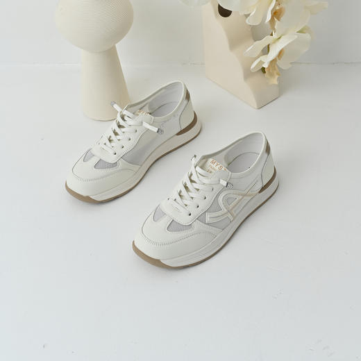 经典鲨2025夏季新款韩版薄款网状透气舒适休闲平底休闲鞋女KW279-529151 商品图2