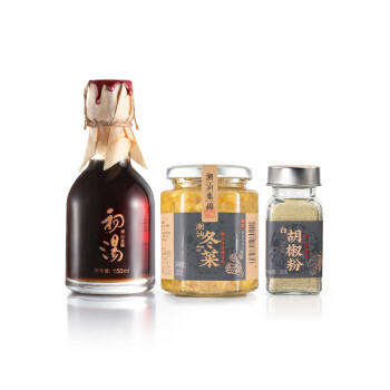 潮汕集锦 砂锅粥调料海鲜粥初汤鱼露150ml/瓶地都冬菜280g/瓶胡椒粉35g/瓶 /粮油调味 /调味品 /复合调味汁 商品图3