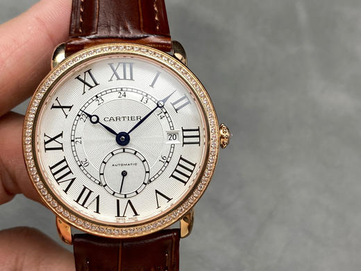 『NOOB official➕』卡地亚-CARTIER‼️伦敦系列两针半男士机械腕表⚠️完美演绎 内置顶级机械机芯 316L精钢打造 进口矿物质玻璃镜面 进口牛皮表带 尺寸40mm❕❕❕ 商品图0