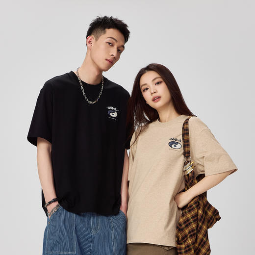 NPC潮牌中国风重磅凉感冰皮功夫太极拳摔跤印花短袖T男NP44TE44 商品图1