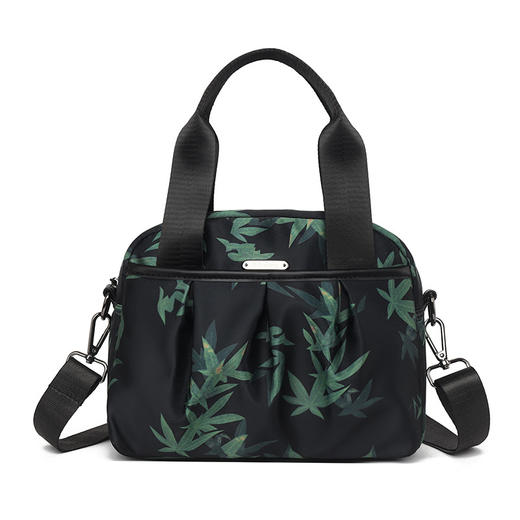 TZW-国风设计竹叶通勤女包2025夏季新款休闲印花单肩斜挎包中年妈妈包 商品图4