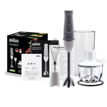 博朗（BRAUN）料理棒波兰进口婴儿辅食机家用多功能手持式榨汁料理机 烘焙打发搅拌棒电动打蛋器MQ535 商品图2