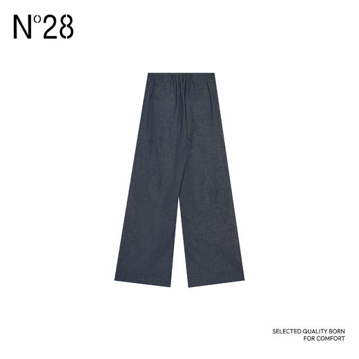 N°28 2025春季新款高腰时尚休闲裤 宽松百搭裤子复古阔腿裤885241K512 商品图2