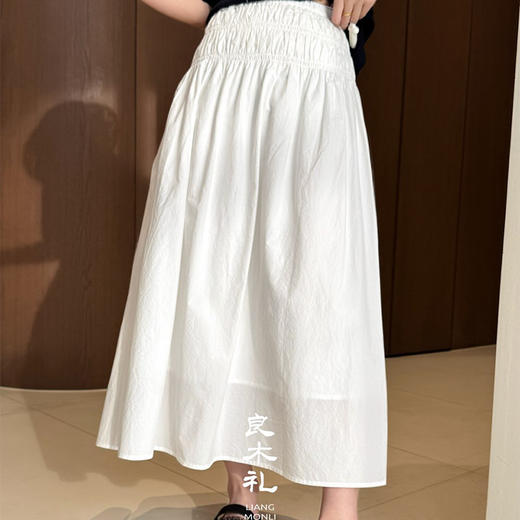 【预售7天】良木礼褶皱半裙 商品图2