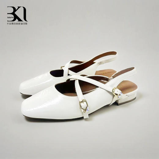 BAKERLOO鱼嘴交叉双带玛丽珍凉鞋YQ167 商品图1