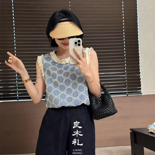 【不换不退】良木礼蕾丝背心(80101) 商品图0