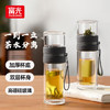 富光双层玻璃杯 高硼硅玻璃泡茶杯子 茶水分离杯 男女士办公水杯240ml 商品缩略图5