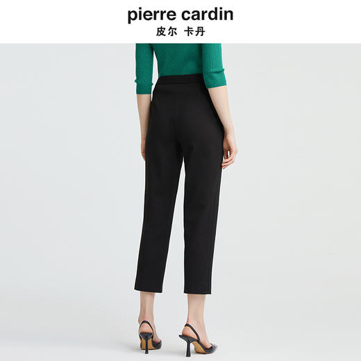 [皮尔卡丹女装]简约拼接修身百褶通勤假两件连衣裙 商品图2