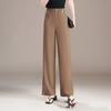 MYX-XYF-9917-L夏季薄款窄版阔腿裤2025年新款松紧腰垂坠感修身直筒裤休闲九分裤 商品缩略图3