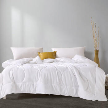 水星家纺被子空调被夏凉被抗菌七孔纤维夏被子约1.9斤150*210cm白 商品图3