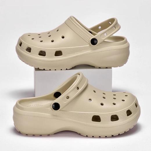 2025新款夏季外穿休闲云朵洞洞鞋女款厚底增高5厘米沙滩鞋包头凉拖鞋 商品图4