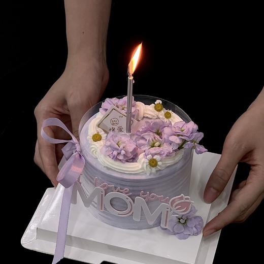 烤爱·莫奈花园·情人节蛋糕·紫色生日蛋糕/聚会/下午茶/低糖动物奶油【仅限深圳配送】 商品图0