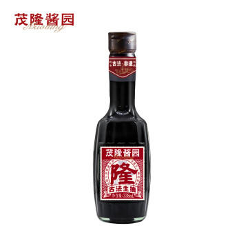 茂隆酱园 古法生抽酱油338ml【0添加特级酱油】点蘸调味提鲜 /粮油调味 /调味品 /酱油 商品图3