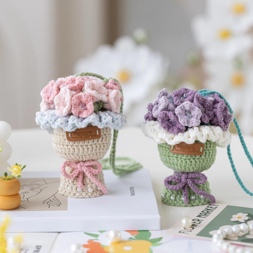 苏苏姐家绮梦繁花香囊蛋袋端午手工制作diy钩针编织毛线团材料包 商品图3