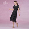乔万尼真丝连衣裙夏季长裙V领修身气质高级感ET2E218 商品缩略图2