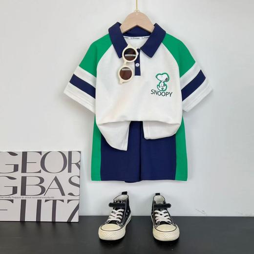 正品史努比夏日套装2025新款休闲短袖套装 商品图2