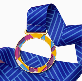 奖牌定制七彩金属挂牌定做比赛冠军纪念金牌