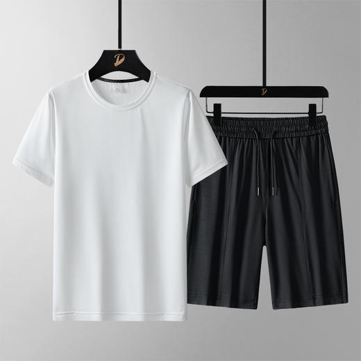 【网孔透气冰丝 清爽不粘腻 四维高弹】休闲冰丝2件套 商品图7