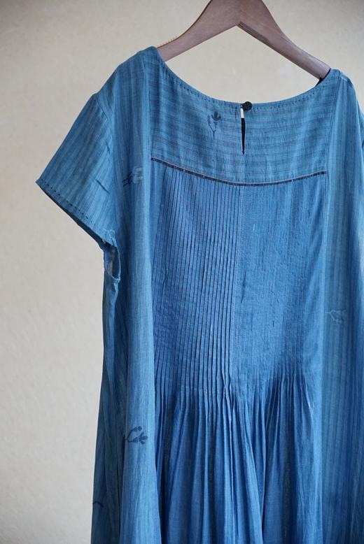 maku蓝染刺绣连衣裙 商品图14