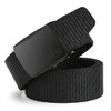 稻草人男士帆布腰带户外运动皮带自动扣青年学生军训尼龙平滑扣简约裤带 商品缩略图3