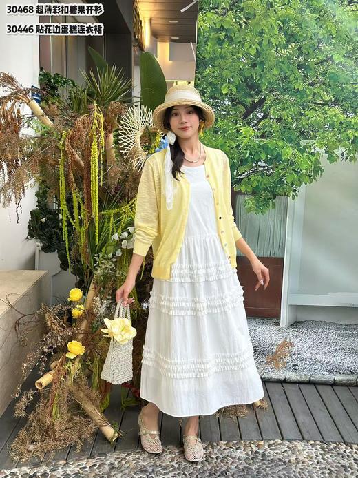 D5MZ30468#外搭彩色扣子针织开衫 商品图0