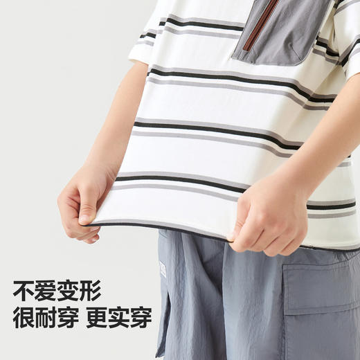 【速干纯棉】迷你巴拉男女童T恤儿童山系户外不易变形短袖T 商品图3