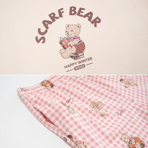 康妮雅女式短袖长裤套头套装 商品图5