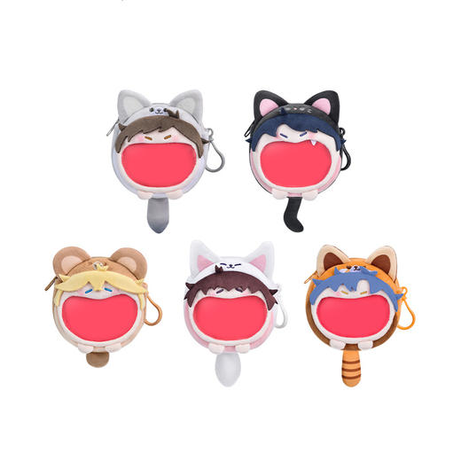 BilibiliGoods 恋与制作人 超开心痛包 多功能毛绒MINI耳机包 商品图2