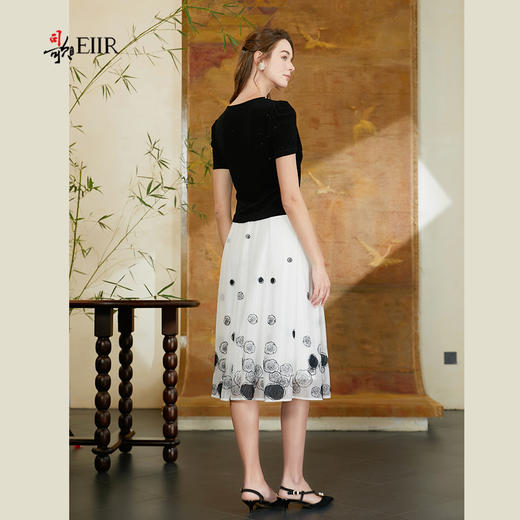 司歌渐变烧花重工伞裙C911273X 商品图3