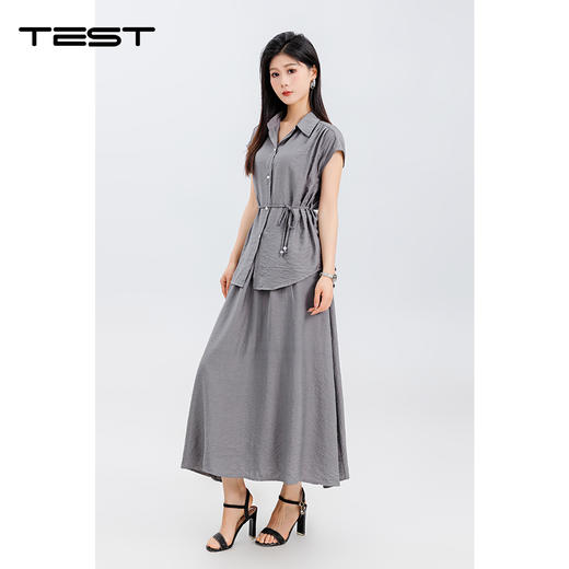 夏上新清新时尚舒适柔软气质套装裙4252073 商品图5