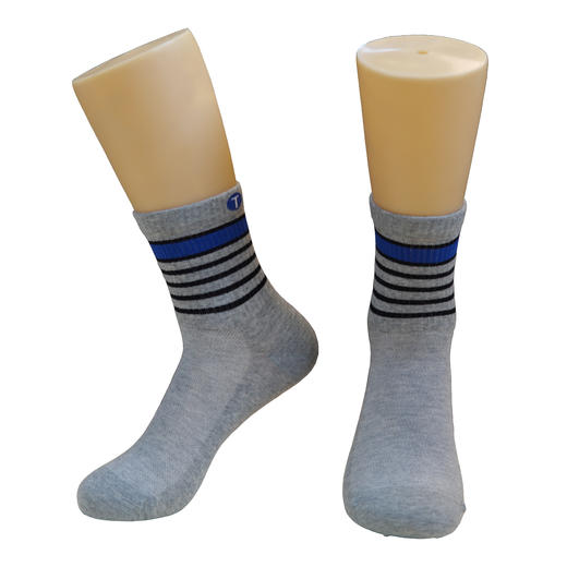 【6双6折】男士网面休闲袜夏季薄袜子中筒袜子男袜【2双装 2511202】 商品图5