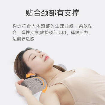 奥罗玛斯（aeromax） 圆枕头颈椎枕低回弹记忆棉枕芯圆形圆柱枕头长条糖果颈枕头 商品图0