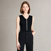 AD高端醋酸背心女夏季2025新款黑色无袖针织打底简约百搭流苏上衣 商品缩略图4