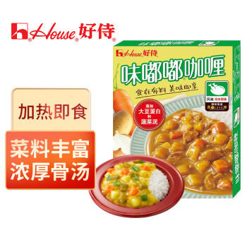 好侍（House）味嘟嘟咖喱酱 鸡肉原味 200g/盒 即食咖喱饭调味料  单人份 /粮油调味 /调味品 /复合调味料 商品图0