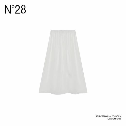 N°28 '百搭神裙'2025新款A字裙透气休闲裙子百搭纯色半身裙885252Q602 商品图3