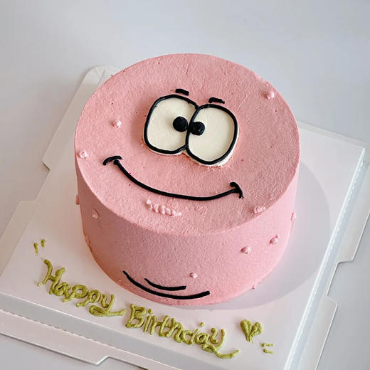 【你好派大星】我是上面派来保护你的大星星--水果夹心生日蛋糕 商品图0