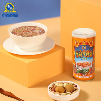 泰奇八宝粥 五谷杂粮速食粥 0添加早餐粥 大罐装430g*6罐 /粮油调味 /方便食品 /速食粥 商品图1