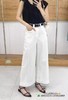 8.10秒杀 品质~爆款牛仔-6909白色2025春夏季新款显瘦百搭翻边洋气高腰直筒牛仔裤-喜出 商品缩略图4